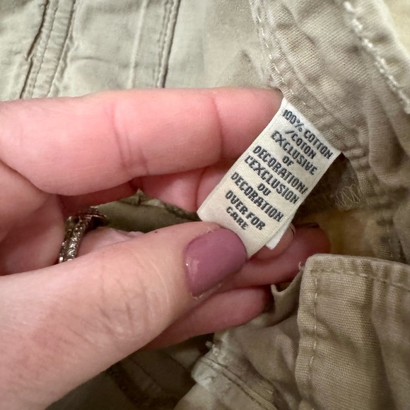 Vintage Abercrombie & Fitch Women’s Khaki Cotton Pants Size M - Picture 6 of 10